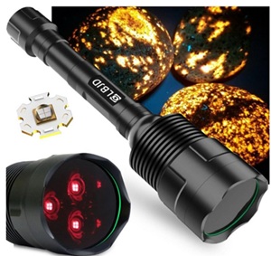 Black Light UV Flashlight, 365NM Rechargeable Flashlights