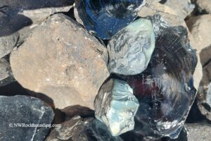 Mud Ridge Obsidians at Hines, Oregon
