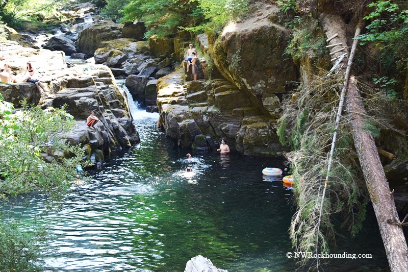Brice Creek Falls, Oregon - Swimming Holes at the base