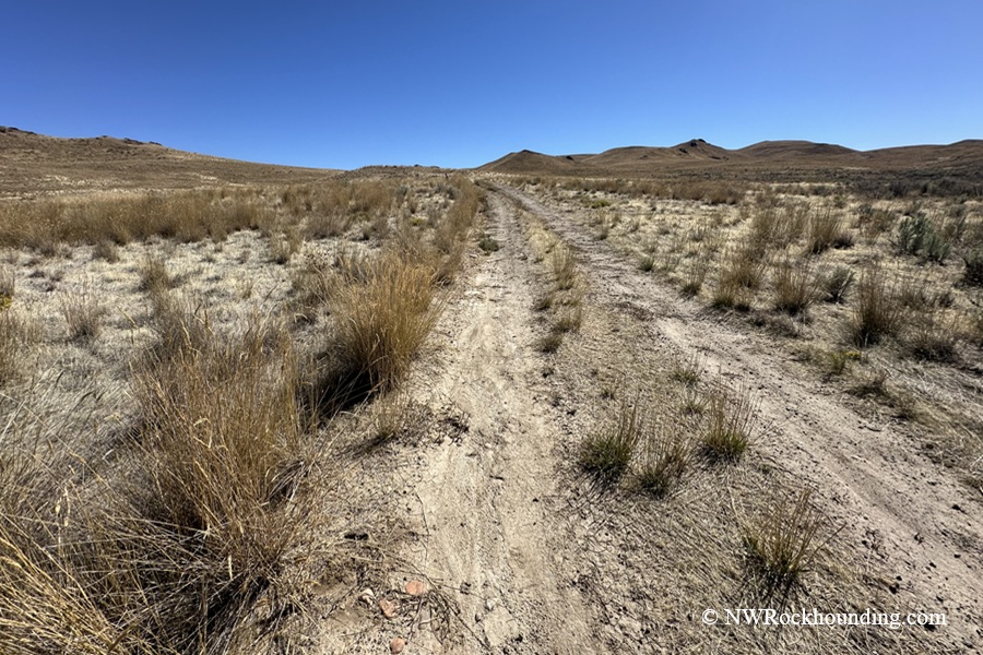Coal Mine Basin, Idaho - Road to Coal Mine Basin Rockhounding Area