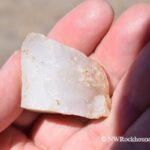 McBride Creek Rockhounding in Idaho - Common opal