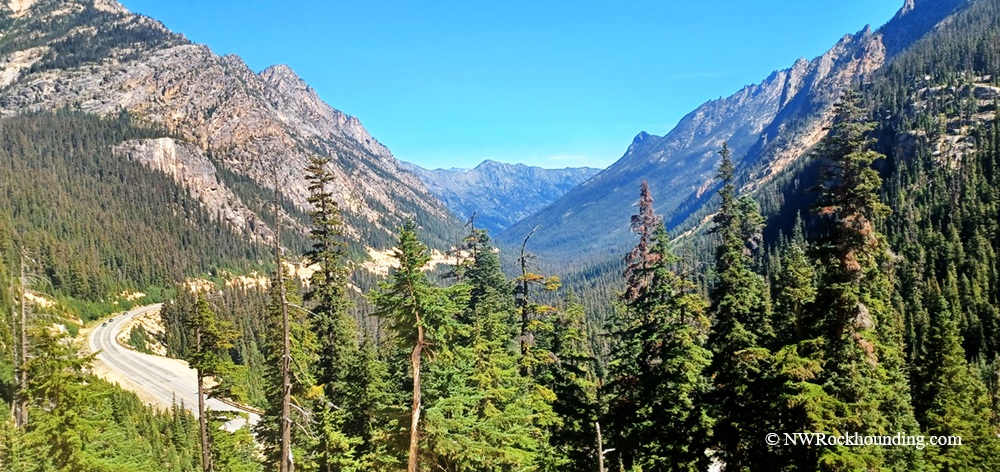 Washington Pass on North Cascades Highway in Washington